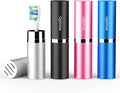 Aluminum Toothbrush Head Case,Metal Toothbrush Protector Cover with Ventilation Holes,Portable Travel Holder for Oral-B Philips Power Toothbrush & More (Silver+Black+Blue+Pink, 4 Pack) by ophimos