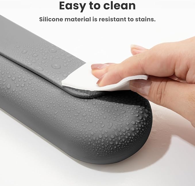 Silicone Electric Toothbrush Travel Case, Manual Toothbrush Travel Cover for Men and Women,Toothbrush Holder for Travel,Gym and More, Fits Most Manual and Electric Toothbrushes - Gray - Image 4