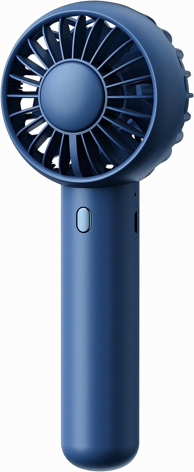 Gaiatop Mini Portable Fan, Navy Blue, Cute Design, Powerful Wind, Handheld and Desktop, Rechargeable Battery | Powerful 3 Speed with Desktop Base, Lightweight, Battery Powered for Travel Lash Makeup Girls Women Gift Navy Blue - Image 7