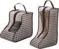 Travel Shoe Bags Tall/Short Boots Storage Bags Dust-proof Shoe Storage Organizer Shoe Pouch with Zipper for Travel and Daily (1 pack tall and 1 pack short) by Unknown
