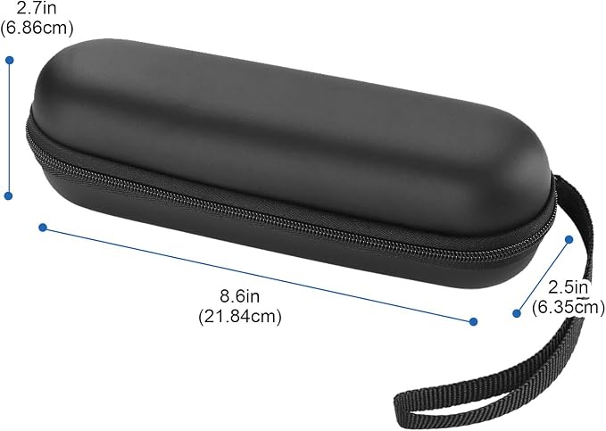 ProCase Toothbrush Travel Case for Oral-B & Sonicare -Black | Fits Oral-B Pro/IO Series & Sonicare, Hard EVA Cover, Storage Bag Holder with Mesh Pocket - Image 3