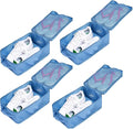 Travel Shoe Bags, Foldable Waterproof Shoe Pouches Organizer-Double Layer (4 Seablue Shoe Bags) by JJ+POWER