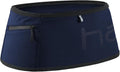 Haimont No-Bounce Running Hydration Belt for Trail & Daily Runs, Blue, S | 500ml Soft Flask Compatible, Zip Pocket, Gel Storage, Pole Loops, Reflective Details by Haimont
