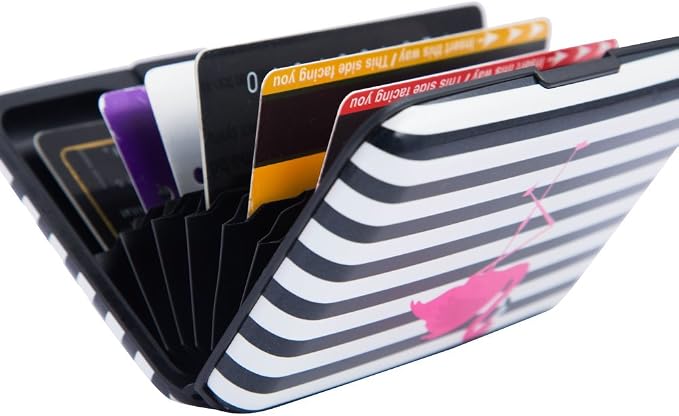 RFID Blocking Credit Card Protector Case Holder Wallet for Men Women | RFID Blocking Credit Card Protector Aluminum ID Case Hard Shell Business Card Holders Metal Wallet for Men or Women - Image 6