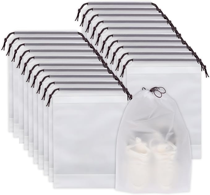 Shoe Bags for Travel | Waterproof, Drawstring, For Packing by Unknown