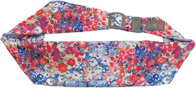 BANDI Plus Size Fanny Pack for Women - Travel-Ready Pocket Belt with Secure Hidden Money & Running Belt for Phone, Passport, Keys, & Medical Devices, Adjustable Fit, Comfortable (Poppies) - Image 3