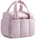 BAGSMART Toiletry Bag Large Roomy Makeup Bag, Portable Makeup Bag with Handle for Travel-Sized Shampoo, Conditioner & Brushes Set, Pink by BAGSMART