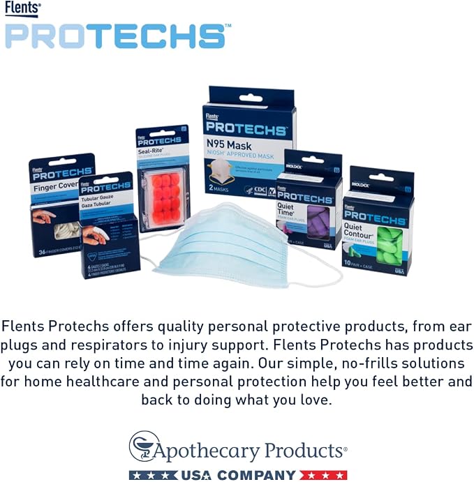 Flents PressureEase Earplugs for Flying, NRR 26, 1 Pair + Case, Blue | Airplane Pressure Ear Plugs for Ear Pain Relief, Soft Comfort Flange, Travel Essential for Takeoff & Landing - Image 9