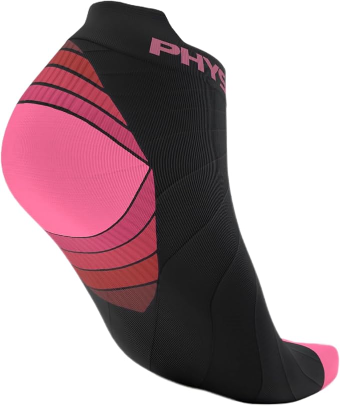 Physix Gear Short Compression Socks for Men & Women - Best Low Compression Socks Women & Men Ankle Socks with Arch Support by PhysixGearSport