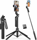 70" Phone Tripod Stand with Wireless Remote, Selfie Stick for iPhone Samsung Android, Portable Cell Phone Holder for Video Recording Photos Vlogging Travel by Unknown