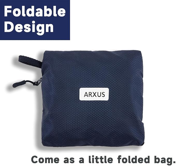 Carry On Travel Bag, Lightweight Foldable Packable Tote Bag 25L | Water Repellent, Expandable Travel Duffle with Luggage Sleeve and Shoulder Strap for Men Women - Image 5