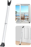 AceMining Door Security Bar, Patio Door Lock, 20-50 in | Sliding Glass Door Security Bar for Patio Door, Window Security and Door Stopper Protection, White by AceMining
