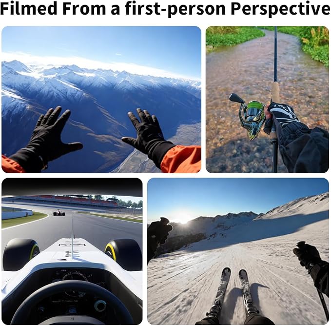 4 in 1 Accessories Kit Set for DJI Action 6/5/4, GoPro Hero 13/12/11/10 and More, Quick Release Head Strap Mount + Chest Mount Harness + Backpack Clip Holder + 360°Rotating Palm Strap - Image 8