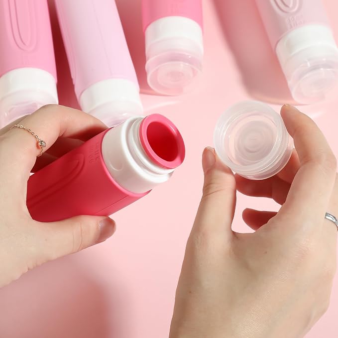 26 Pack Travel Size Toiletries, Tsa Approved Travel Containers for Toiletries, Leak Proof Silicone bottles and Shampoo Conditioner, Essential Toiletry Accessories. - Image 5