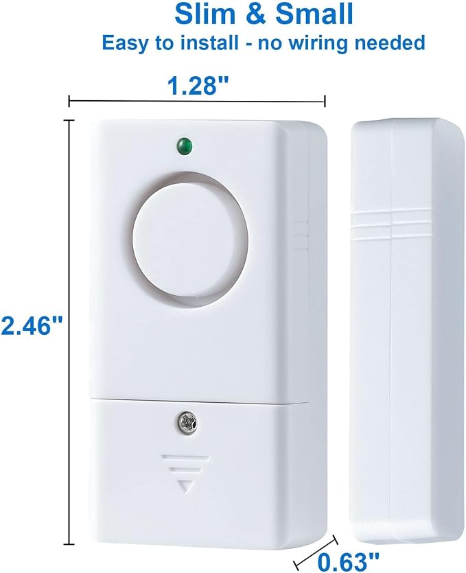 Door Window Alarm, 120DB Door Alarms for Kids Safety, 10 Pack Pool Alarm for Home Security, Kids and The Elderly Safety - Image 3