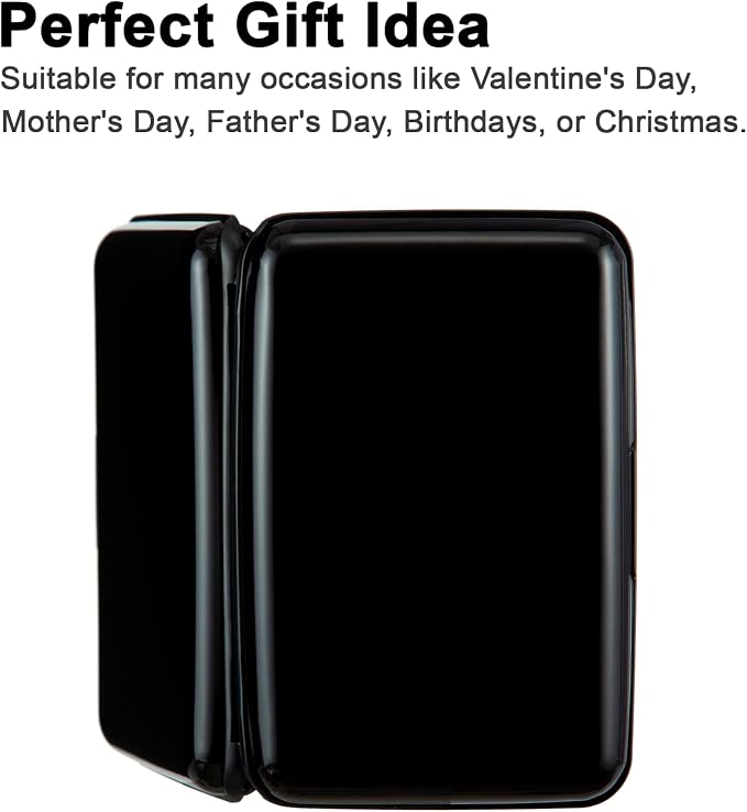 Credit Card Holder Small RFID Blocking Wallet Business Metal Slim Mini Aluminum Hard Case for Women Men - Image 7
