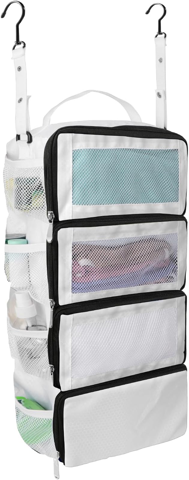 Olosar Suitcase Organizer, Travel Luggage Organizer Portable Hanging Travel Shelves Collapsible Hanging Packing Cubes for Carry on Suitcase by Unknown