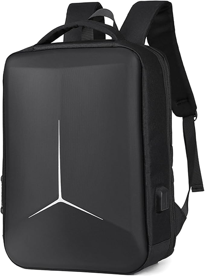 FANDARE Anti-theft Laptop Business Backpack Durable Backpack with USB Daypack 180-degree opening Travel Cabin Rucksack Work Bag Water Resistant Rucksack Work for Men & Women Black by FANDARE