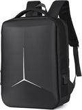FANDARE Anti-theft Laptop Business Backpack Durable Backpack with USB Daypack 180-degree opening Travel Cabin Rucksack Work Bag Water Resistant Rucksack Work for Men & Women Black by FANDARE