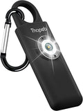Personal Safety Alarm for Women – Superior Loud Siren & SOS Strobe | Premium Compact & Well-crafted Self Defense Keychain Alarm, College Dorm Essential, Variety of Colors (Charcoal) by Thoepb