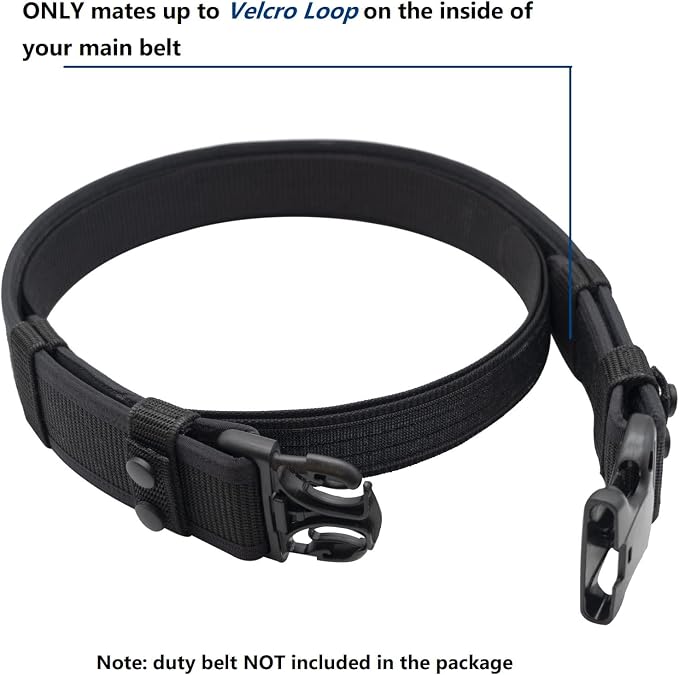 Inner Belt Hook Lined 1.5" Under Inside Belt for use with Duty/Utility/Tactical/Outer Blet - Image 6