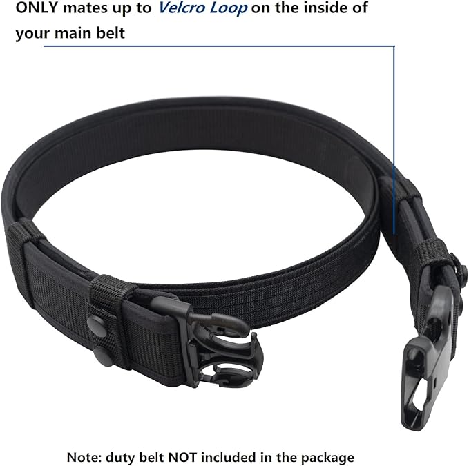 Inner Belt Hook Lined 1.5" Under Inside Belt for use with Duty/Utility/Tactical/Outer Blet - Image 6