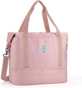 WALNEW Travel Duffel Bag, Weekender Overnight Bag for Women, Pink | Carry On Bag, Foldable Waterproof Gym Luggage with Metal Buckle Detachable Shoulder Strap and Wet Compartment by WALNEW
