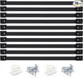 DGSL Heavy Duty Magnetic Tool Holder, 10 Pack 18" Wall Mount Organizer | Space-saving Magnetic Strip, Magnetic Knife Holder, Screwdrivers, Wrenches, Pliers, Garage and kitchen Organization by DGSL