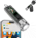 Find My Keychain Flashlight Rechargeable | Compatible with Apple Find My, Magnetic Mini Flashlight Keychain with Loud Sound, USB-C Rechargeable, Front Bike Light, LED by TRAVELDEPOT