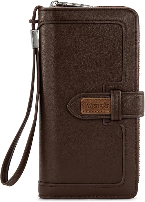 X Wrangler Women's Wallets Bifold Wristlet Wallets for Women Large Capacity Credit Card Wallet with ID Window by THEOFFICIALMONTANAWEST