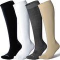 LEVSOX Viscose Made from Bamboo Compression Socks for Pregnant Women 20-30 mmHg Knee High Cute Mens Supports Socks for Travel by Levsox