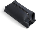 TOOLETRIES The Koby Dopp Kit Toiletry Bag – Lite 9" x 4.5" x 4.5", Charcoal | Compact silicone leak-resistant travel toiletry bag with a heavy-duty zipper that's easy to clean. by TOOLETRIES