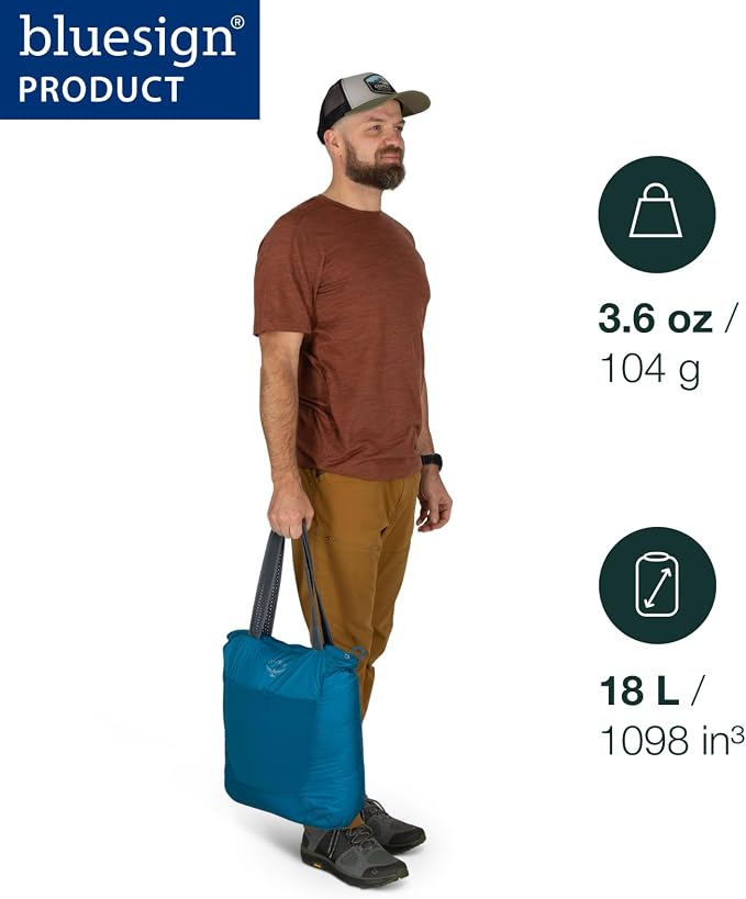 Osprey Ultralight Collapsible Stuff Tote Bag | Ultralight - Image 3