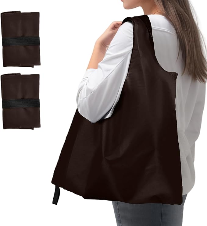 Foldable Shopping Bag, Reusable Grocery Bag Holder, Tote Bags by Unknown