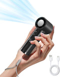 Portable Handheld Fan, Turbo Power 18800 RPM Fast Charge Digital Display 100 Speeds Adjustable, Mini Pocket Design Birthday Gifts for Women Men Travel Cruise Camping Outdoor, Black by OidoZac-NewHouseholdSupplier