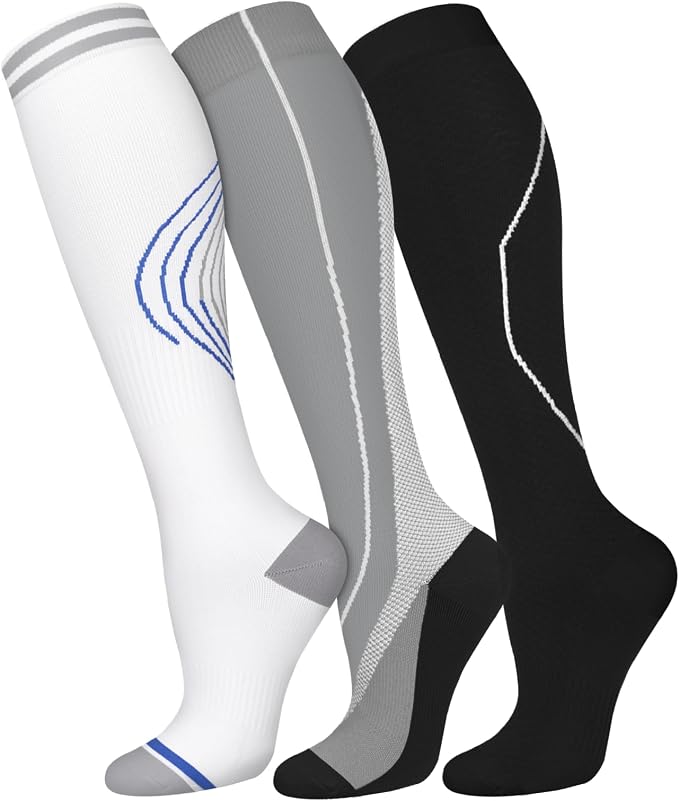FuelMeFoot 3 Pack Copper Compression Socks - Compression Socks Women & Men Circulation - Best for Medical,Running,Athletic - Image 7