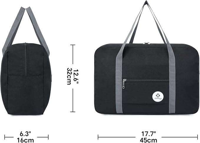 For Spirit Airlines Personal Item Bag Foldable Travel Duffel Bag Tote Carry on Luggage Duffle Overnight for Women and Men - Image 6