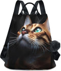 ALAZA Beautiful Bengalensis Cat Kitten Backpack Purse for Women Anti Theft Fashion Back Pack Shoulder Bag by ALAZA
