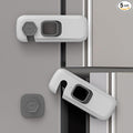 Baby Proofing Fridge Locks for Kids, 5 Pack Pet&Child Safety Refrigerator Lock for Kids, Child Proof Freezer Lock for Residential Garage Fridge or Camper RV Refrigerator, Child Fridge Door Latch, Gray by simplifyingParentingenhancingJoy