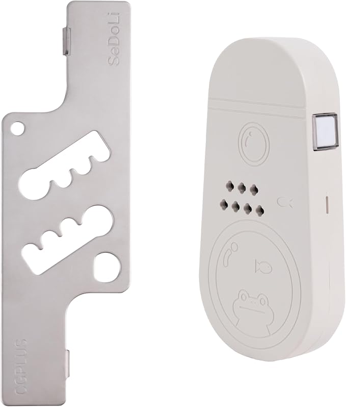 CGPLUS Security Door Stopper Alarm SEDOLI 100DB Siren for Safe Stay, Home, Travel by CGPLUS
