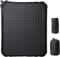 Self-Inflating Foam Seat Cushion for Airplane Travel & Stadium Bleachers | 16x13x2 inches, firmness easily adjustable, lightweight portable blow up sit pad for hiking camping outdoors by TadpoleJump