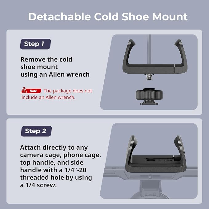 SMALLRIG Power Bank Holder with Cold Shoe Mount for Camera, Phone Cage | Adjustable Mount for Power Banks, attaches to Cameras, Phone Cages, and Handles - Image 3