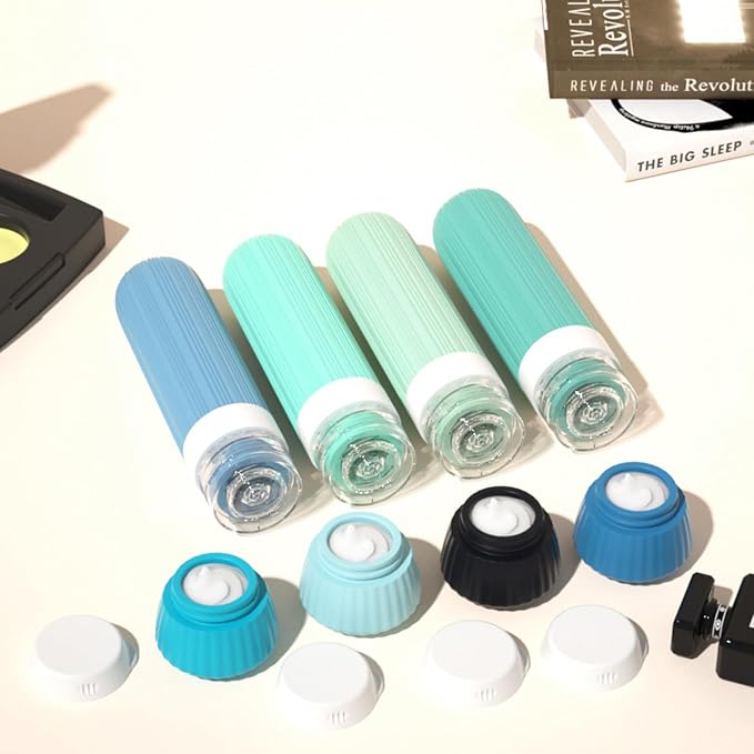 18Pack Travel Bottles for Toiletries TSA Approved Silicone Travel Containers for Toiletries, Leak Proof Refillable Liqus Shampoo And Conditioner travel Essentials toiletry Bottles (BPA Free) - Image 5