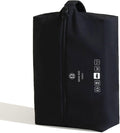 tianzong Double-Layer Fabric Wide-Opening Waterproof Travel Shoe Bag with Comfortable Handle (T400+TPU, Black) by tianzong