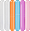 6 Pack Travel Toothbrush Case, Breathable Portable Toothbrush Holder, Plastic Toothbrush Cover Container for Traveling, Bathroom, School, Home, Business, Camping by Eaezerav