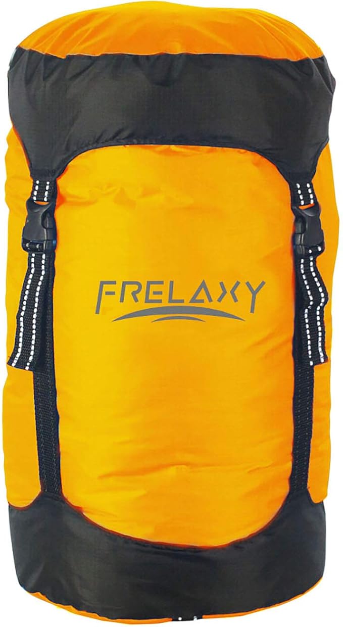 Frelaxy Compression Sack, 40% More Space! Sleeping Bag Stuff Sack | Ultralight Compression Stuff Sack, Water-Resistant & Ultralight Space Saving Gear for Camping, Hiking 11L/18L/30L/45L/52L by Frelaxy
