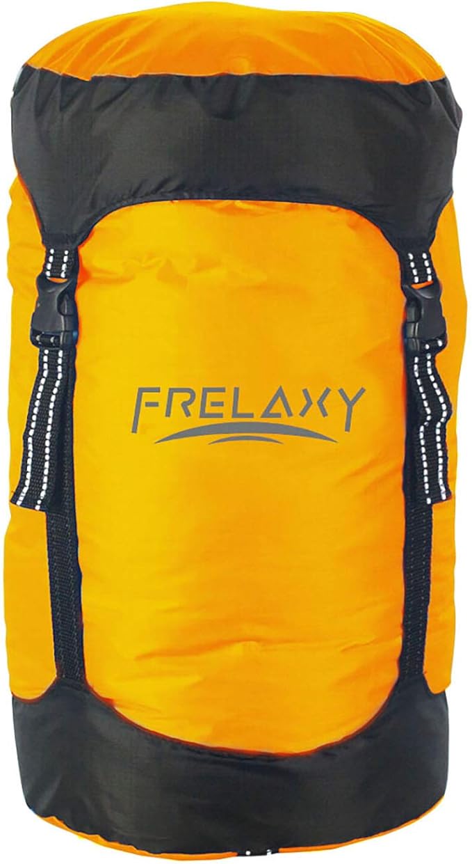 Frelaxy Compression Sack, 40% More Space! Sleeping Bag Stuff Sack | Ultralight Compression Stuff Sack, Water-Resistant & Ultralight Space Saving Gear for Camping, Hiking 11L/18L/30L/45L/52L by Frelaxy