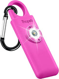 Personal Safety Alarm for Women – Superior Loud Siren & SOS Strobe | Premium Compact & Well-crafted Self Defense Keychain Alarm, College Dorm Essential, Variety of Colors (Rose red) by Thoepb