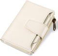 Small Wallet Women RFID Blocking Soft Leather Bifold Compact Card Holder Wallet for Women with Zipper Coin Pocket 4 ID Window by Airkit