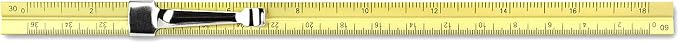 Alumicolor Aluminum Engineer Pocket Drafting Scale With Clip, 6IN, Gold - Image 4